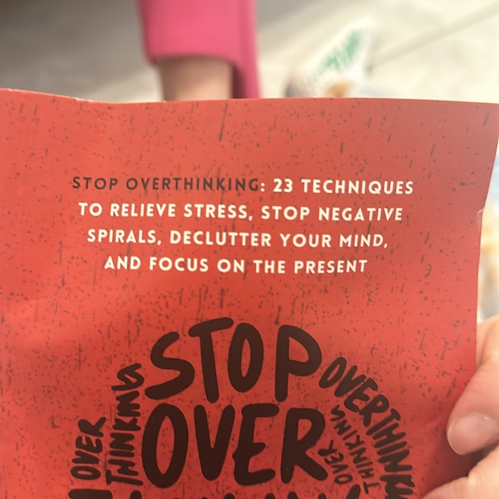 Stop over thinking - Picture 3 of 3